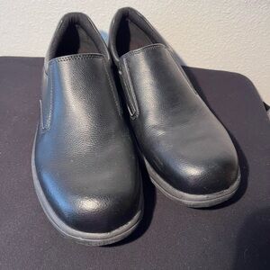 Safe Step Men's Comfort Oil Slip Resistant Work Safety Shoes Black Size 12